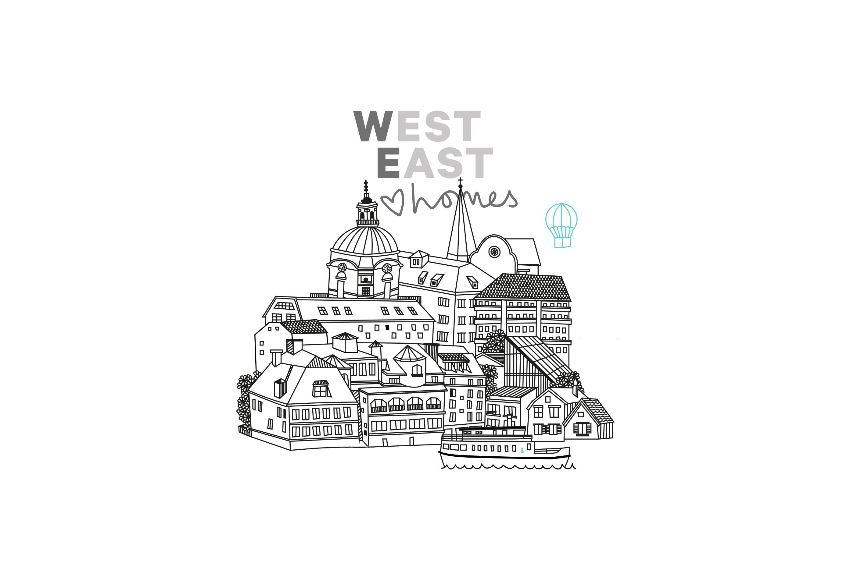 West East logo