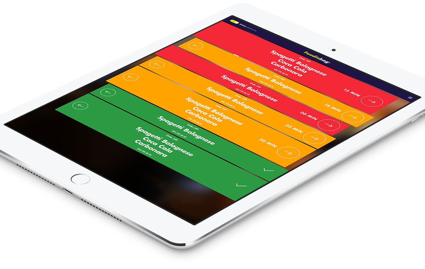 Foodiebag mobile app